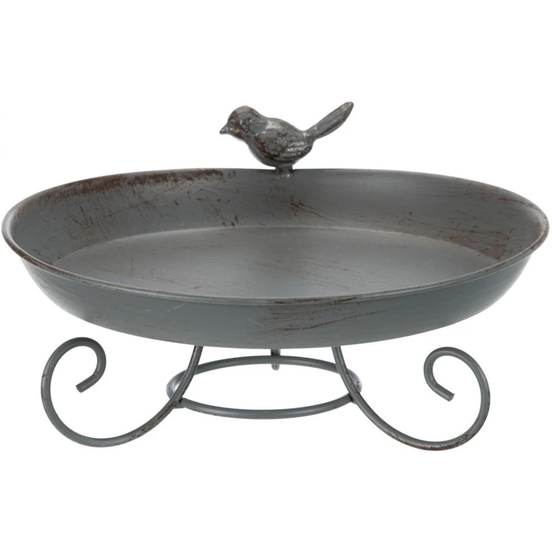 Devant -Beaphar Soldes Magasin baignoire a poser en metal 800ml 22cm trixie 55510 trixie abreuvoir 800ml 22cm en metal revetement poudre