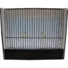 Cage Exposition Exotique Noir En PVC