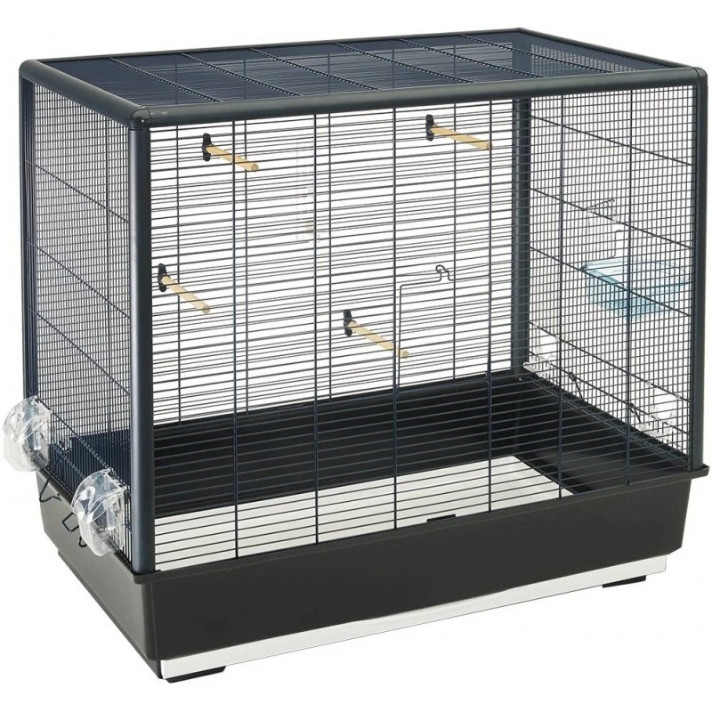 Cage Primo 60 Noir 80x50x70cm - Savic 1 Cage Primo 60 Noir 80x50x70cm - Savic