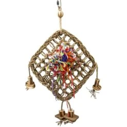 Filet D'escalade En Jonc De Mer Avec Blocs Multicolore 46x28x14cm - Duvo+