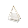 Mangeoire Banc Blanc 38x19,5x21cm