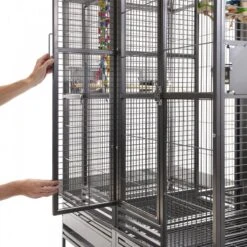 Montana Palace 184x101x185cm -Beaphar Soldes Magasin montana palace 184x101x185cm k35030 wagner montana cages le modele palace est lune des plus grandes cages a perroquets au monde 1 3