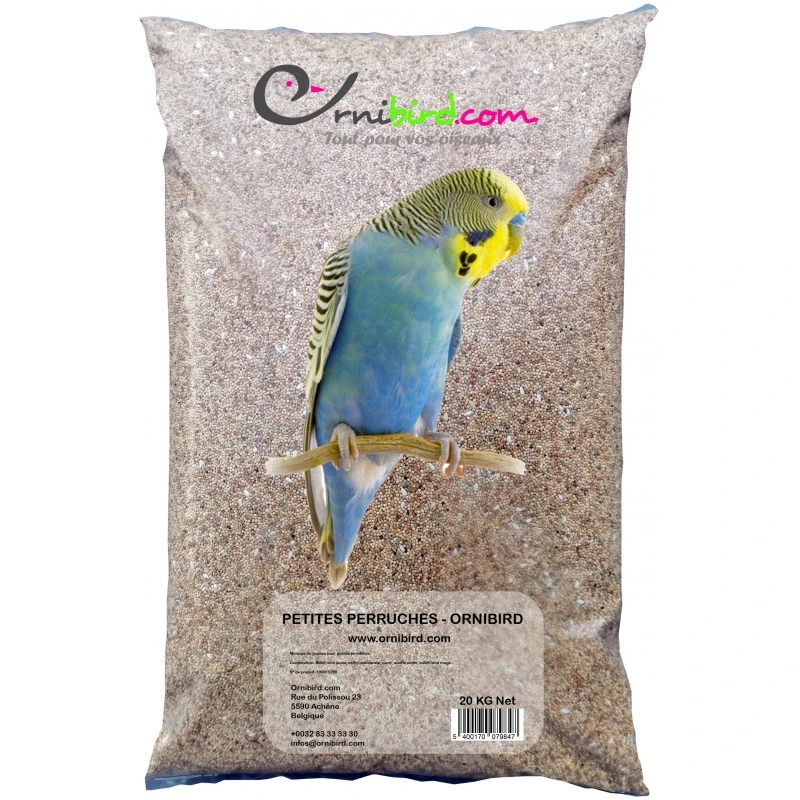 Petites Perruches - Ornibird, Mélange Pour Petites Perruches 20kg 1 Petites Perruches - Ornibird, Mélange Pour Petites Perruches 20kg